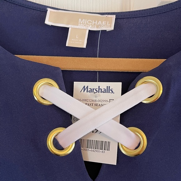 Michael Kors Front Tie Sleeveless Dress NWT women’s large - Picture 2 of 4